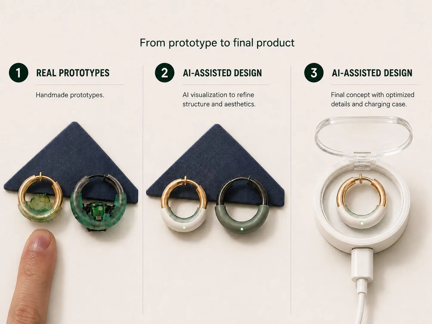 From prototype to final product, smaller size for women